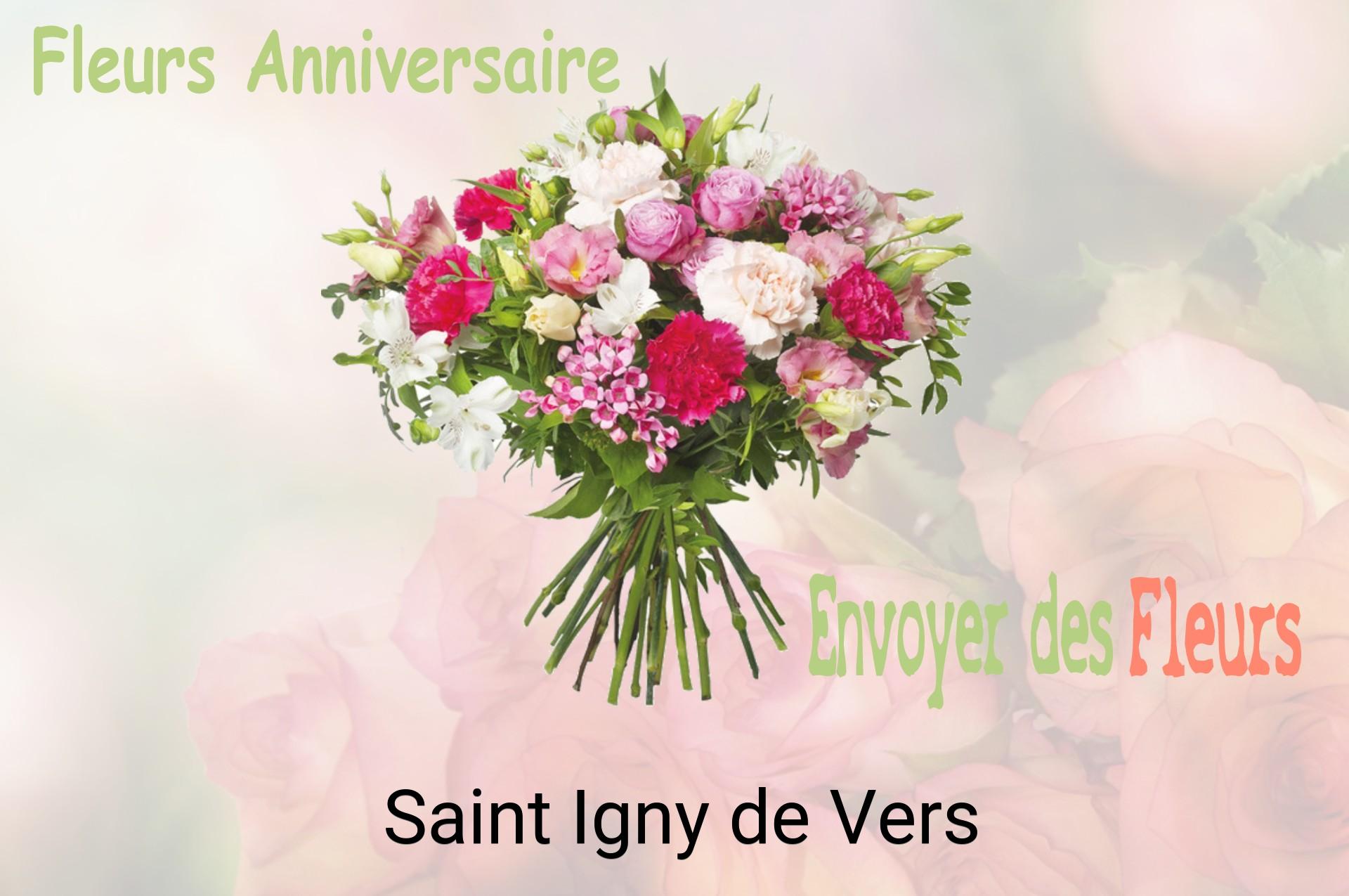 Bouquet de fleurs d’anniversaire livré à Saint-Igny-de-Vers